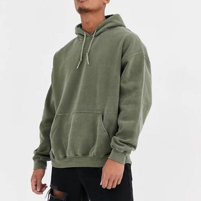 China Customized Cotton Anti-Shrink Terry Overdye Vintage Oversized Heavyweight French GSM Hoodie for sale