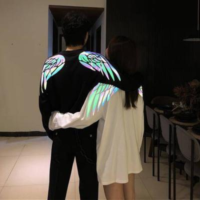 China Parride Customized Long Sleeve Reflective Apparel Glow In The Dark Tees for sale