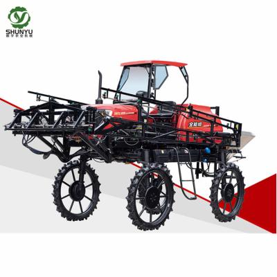 China Agricultural Farms Boom 4WD 800L Self Propelled Sprayer For Muddy Field for sale