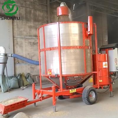 China Farms Machinery Efficient Mobile Grain Dryer Cycle Drying for sale