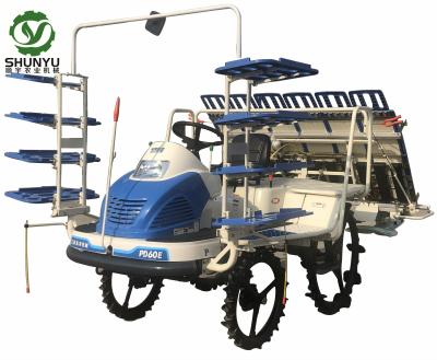 China Rise type rice transplanter 6 rows rice transplanter for sale for sale