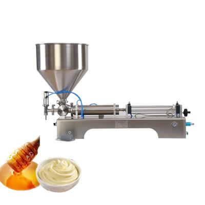 China High Quality One Head Jar Shea Butter Beverage Honey Filler Viscous Liquid Filling Machine for sale