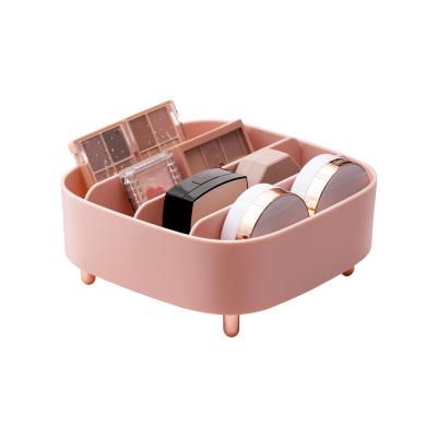 China High Quality Fashion PP Material Makeup Organizer Box Textured Perfume Shop Desk Organizer for sale