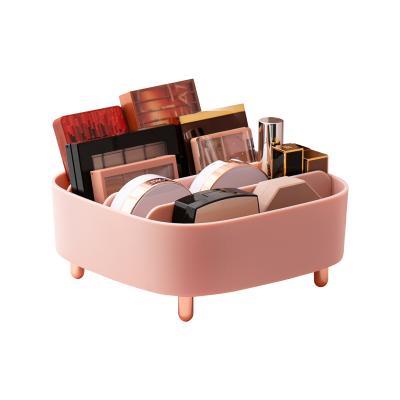 China Fashion Factory Wholesale Cosmetic Storage Space Adjustable Divider Storage Rack Desktop Storage for sale