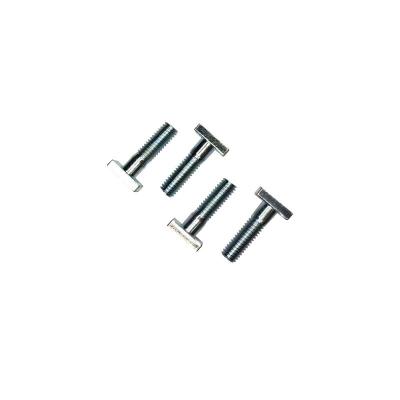 China Stainless steel Custom Fasteners Square Head bolt  T-Bolt hardened bolt screw nut for sale