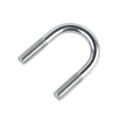 China Stainless steel Custom U Bolt M8 M10 M12 M16 Galvanized Carbon Steel Stainless Steel U Bolt For Truck Chassis for sale