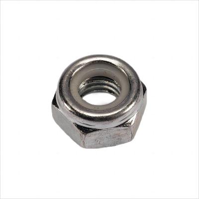 China Water Treatment Carbon Steel Hex Nylon Insert Lock Nuts for sale