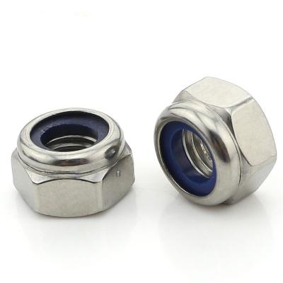 China Water Treatment Nylon Insert Lock Nut High Quality Carbon Steel & Stainless Steel Hex Nylon lock Nut for sale