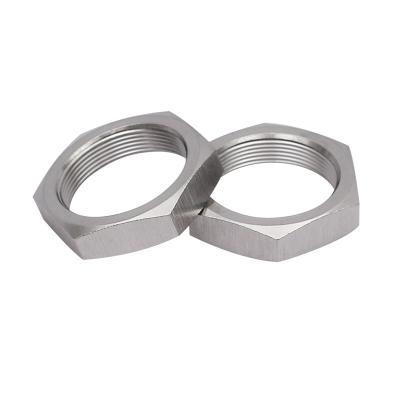 China Water Treatment Customized factory cost price carbon steel black stainless steel hex panel nuts hex thin nuts for sale