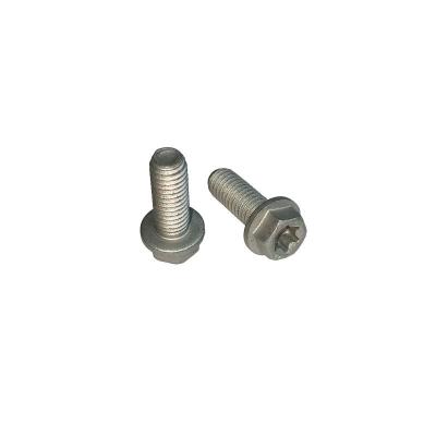 China Stainless steel Galvanized ZINC Plated Dacromet Carbon Steel Alloy Hex Torx Flange Bolts for sale