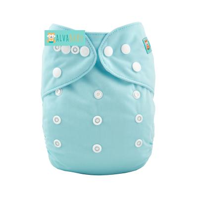 China ALVABABY Printed Cloth Diapers for Babies Baby Diaper Clothes Reusable Washable Diaper for sale