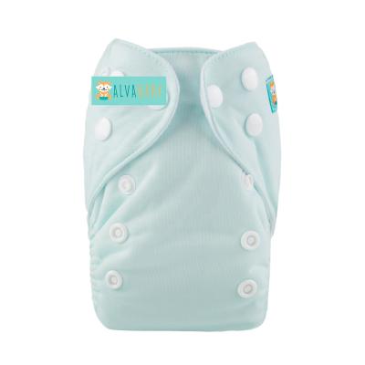 China ALVABABY Solid Newborn Baby Washables Clothes Printed Sleepy Diaper for sale