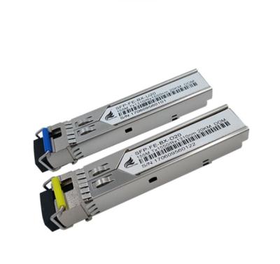 China SM BIDI 20km~120km Single Fiber Optic SM BIDI 20km~120km DDM SFP Transceiver 20km~120km 155M LC for sale