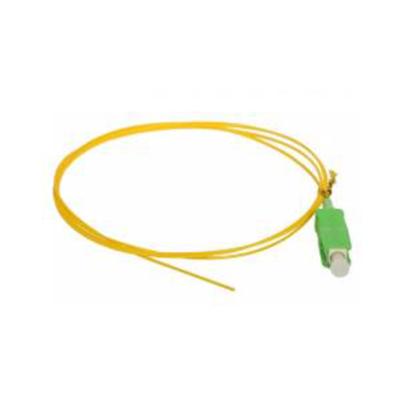 China FTTH SC/APC 0.9mm Singlemode Simplex Fiber Optic Pigtail for sale