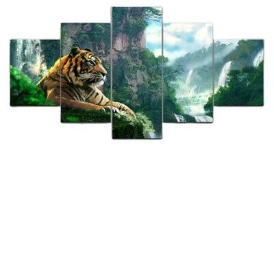 China New classic/postmodern tiger decoration painting living room sofa background black and white home painting for sale