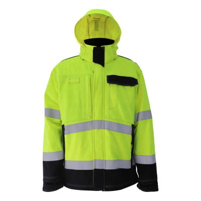 China Breathable Waterproof High Visibility Work Safety Coverall Safety Windproof Outdoor Workwear For Men for sale