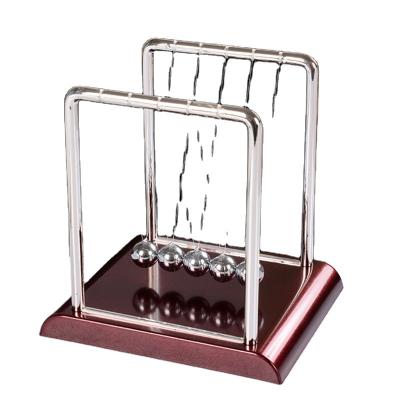 China New Year Gift Steel Ball Newton Pendulum Newton Teaching Science Metal Newton's Cradle Balance Decoration Home Accessories for sale