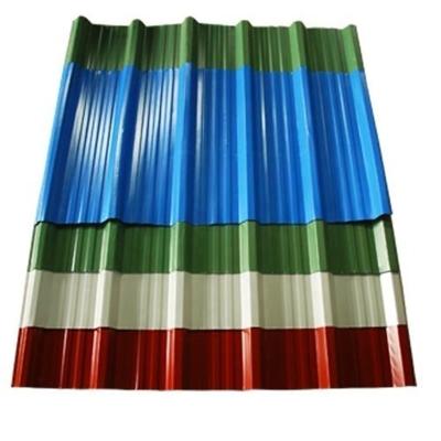 China Construction PPGI PPGL 28 Gauge Corrugated Galvanized Steel Sheeting for sale