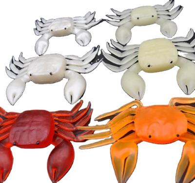 China Artificial Fish Bait Lure Crab Soft Plastic Fishing Lure Attraction for sale