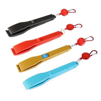 China Fishing Body Pliers Pliers With Holder Switch Lock Hook Plastic Fishing Tackle 22cm for sale