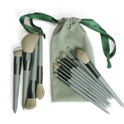 China 13PCS New Arrival Synthetic Fiber Plastic Handle Vegan Makeup Brush Set Professional Private Label for sale