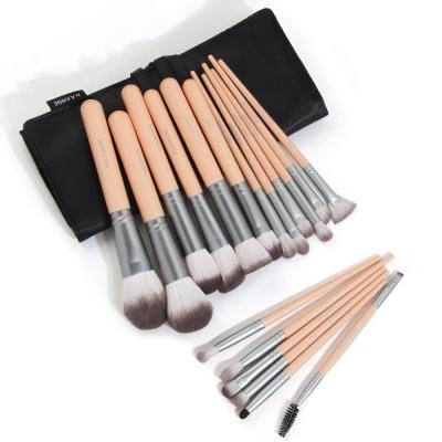 China Vegan Nylon High Quality Cruelty Free Makeup Brushes Private Label Custom LOGO Pink Foundation Makeup Brush Set for sale