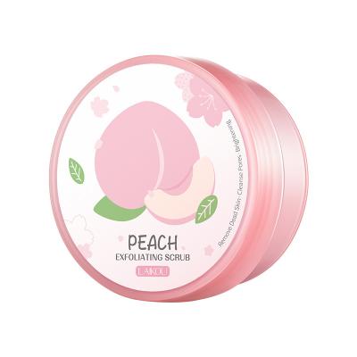 China Honey Peach Scrub 90g Facial Pore Cleansing Skin Care Product AL-650880983145 for sale