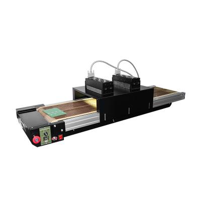 China Medicine Curing Highly Efficient Customer Specific Mini UV LED Curing Belt Conveyor System for sale