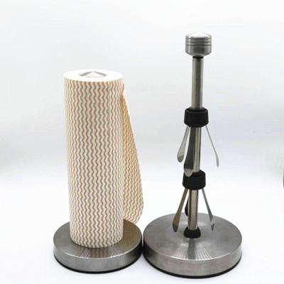 China ONE HAND One Hand Teardrop Stainless Steel Kitchen Standing Paper Towel Holder, with new designs and good quality for sale