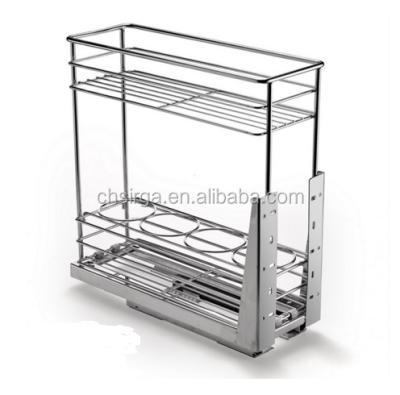 China Other 2017 Hot Selling Kitchen Organizer Pull Out Drawer Wire Basket With Slide, Soft Close Feature for sale