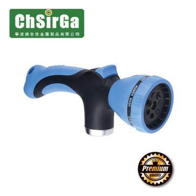 China Soft Handle 7T Garden Water Gun Model Spray Nozzle Control, Outdoor Water Hose Spray Nozzles for sale