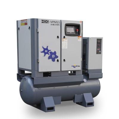 China 15KW 20HP Lubricated Air Compressor Screw High Pressure Air Compressor For Fiber Laser Cutting Machine for sale