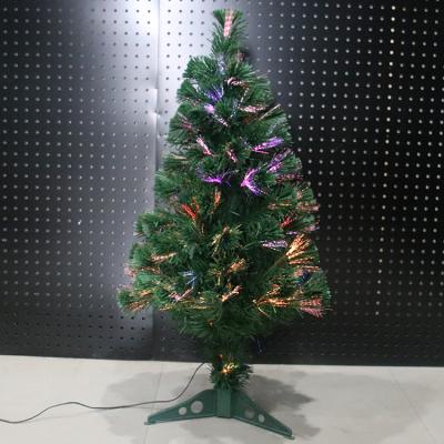 China Light Up Atmosphere Hot Sale Fashion Fiber Optic Christmas Tree PVC Christmas Tree Christmas Decoration for sale