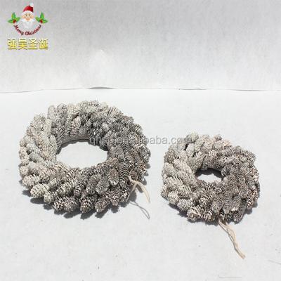 China Wholesale Artificial Chirstmas Decor Factory Christmas Wreath From Natural Materials for sale