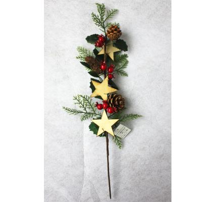 China Christmast Ornament Factory Wholesale Natural Materials Handmade Christmas Branches for sale