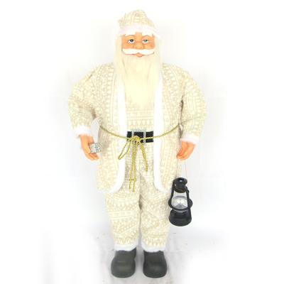 China Light up the atmosphere 2022 1M wholesale hot Christmas Decorations Plastic Santa Claus Figurine Outdoor for sale