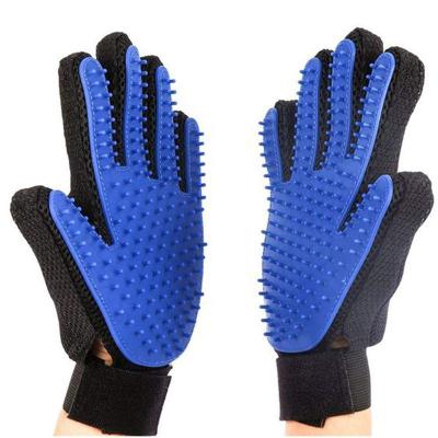 China New Design Sustainable Hot Selling Eco-Friendly PVC Pet Hair Remover Grooming Glove for sale