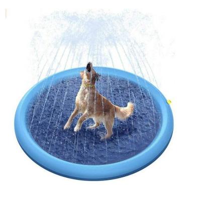 China Amazon Sustainable Hot Selling Inflatable Pool Toys Spray Pad Water Sprinkler Pad Bathing Tub Dog Pool for sale