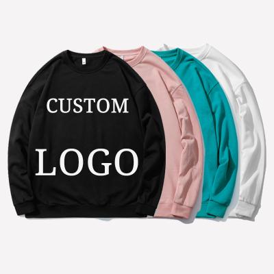 China High Quality Custom Crewneck Men's Blank Logo Casual Oversize Terry Anti-Wrinkle Unisex Sweatshirt From Luxsun for sale