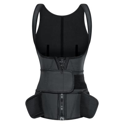 China Hot New 2020 Sauna Waist Trainer Breathable Vest Shaper Waist Trainer For Women Corset Waist Trimmer for sale