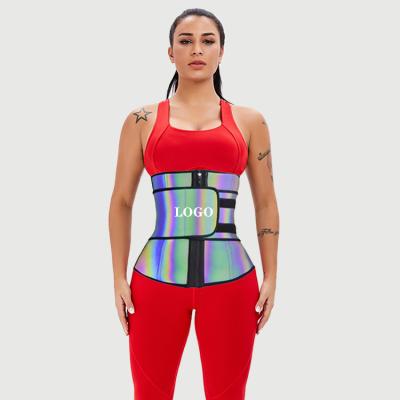 China 2021 Custom Neoprene Reflective Antibacterial Faja Logo Belt Colombian Vendors Long Torso 3 in 1 Size Trainer For Women for sale