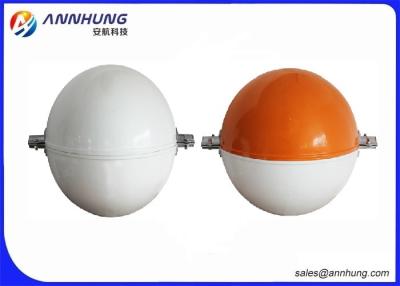 China Aluminum Materia  Aircraft Warning Sphere 600 Mm / Customized Diameter for sale