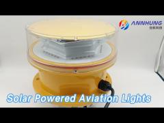 2000cd Solar Powered Aviation Lights LED Medium Intensity IP66