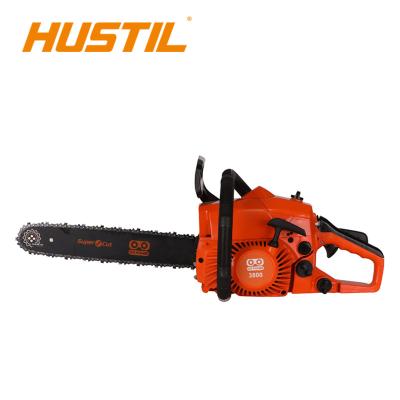 China 3800 Professional Heavy Duty Gasoline Powerful 2-Stroke Chainsaw for sale