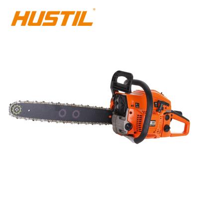 China New Sales 4500 2-Stroke Hustil 2 Stroke Wood Cutting Gasoline Chainsaw for sale