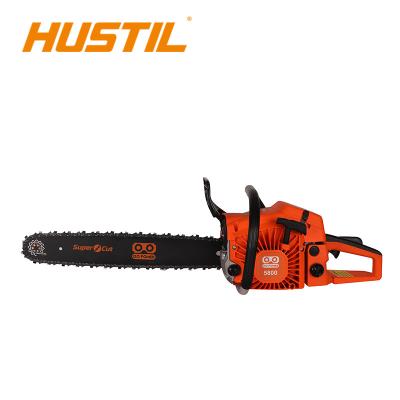 China 2-Stroke 2-Stroke Gas Chainsaw 5800 Chainsaw For Cutting Trees for sale