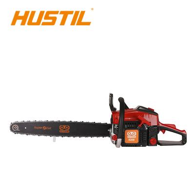 China 2-Stroke 6200 Chainsaw Wood Cutting Machine Gasoline Steel Chainsaw 24 Inch for sale