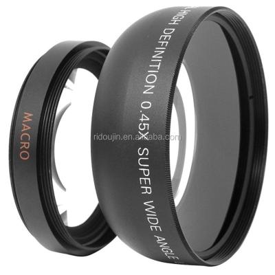 China Angle Widen Digital Camera Lens Wide Angle Lens 0.45* 58mm for sale