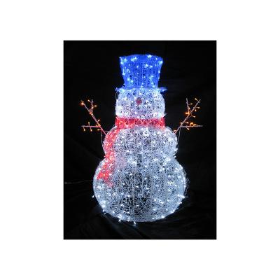 China Customization Hot Sale Customized Christmas Snowman Pattern 2D 3D LED Light for sale