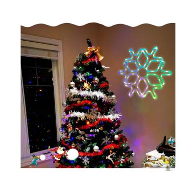 China RGB Color Changing Hot Selling Indoor Christmas Decoration RGB LED Snowflake for sale